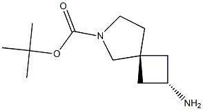 tert-butyl trans-2-amino-6-azaspiro[3.4]octane-6-carboxylate Structure