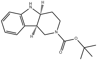 (4aS,9bR)-tert-butyl 3,4,4a,5-tetrahydro-1H-pyrido[4,3-b]indole-2(9bH)-carboxylate, 1932565-31-5, 结构式
