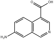 7-aminoisoquinoline-4-carboxylic acid Structure