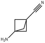 3-AMINOBICYCLO[1.1.1]PENTANE-1-CARBONITRILE Structure
