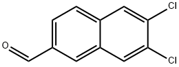 6,7-dichloro-2-naphthaldehyde 结构式