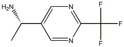 (S)-1-(2-(trifluoromethyl)pyrimidin-5-yl)ethan-1-amine 化学構造式