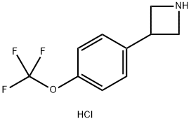 3-(4-(Trifluoromethoxy)phenyl)azetidine hydrochloride Structure