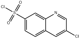 3-氯喹啉-7-磺酰氯, 1956371-35-9, 结构式