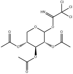 D-Xylopyranose, 2,3,4-triacetate 1-(2,2,2-trichloroethanimidate), 197144-02-8, 结构式