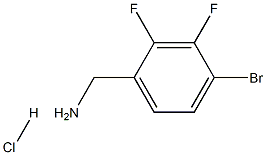 (4-Bromo-2,3-difluorophenyl)methanamine hydrochloride,1980086-47-2,结构式