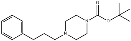 tert-butyl 4-(3-phenylpropyl)piperazine-1-carboxylate Structure