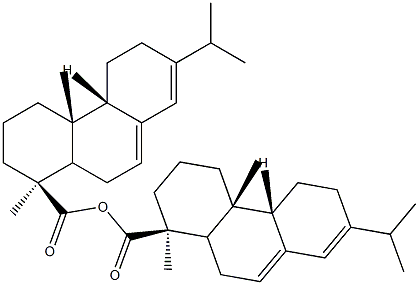 Abieticanhydride 化学構造式