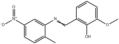 199464-85-2 2-methoxy-6-{[(2-methyl-5-nitrophenyl)imino]methyl}phenol
