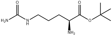 tert-butyl (2S)-2-amino-5-(carbamoylamino)pentanoate Structure