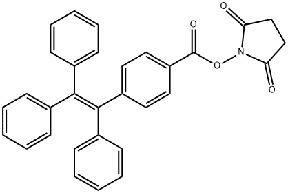 [1-(4-羧基苯基)-1,2,2-三苯基]乙烯N-羟基琥珀酰亚胺酯, 2001537-57-9, 结构式