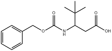 3-benzyloxycarbonylamino-4,4-dimethylpentanoic acid,200642-84-8,结构式
