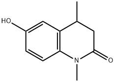 6-hydroxy-1,4-dimethyl-3,4-dihydroquinolin-2(1H)-one Structure