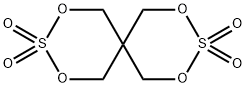 2,4,8,10-Tetraoxa-3,9-dithiaspiro[5.5]undecane, 3,3,9,9-tetraoxide 化学構造式