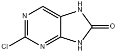 8H-Purin-8-one, 2-chloro-7,9-dihydro- Struktur