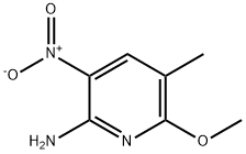 6-Methoxy-5-methyl-3-nitro-pyridin-2-ylamine Struktur