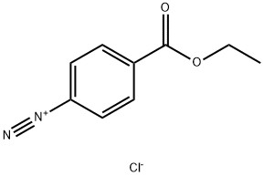 Benzenediazonium, 4-(ethoxycarbonyl)-, chloride Structure