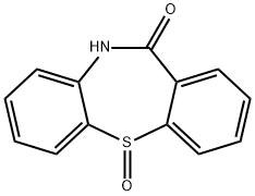 二苯并[B,F][1,4]硫氮杂卓-11-[10H]酮-5-氧化物, 20290-48-6, 结构式