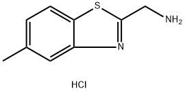 (5-甲基-1,3-苯并噻唑-2-基)甲胺二盐酸,2044927-24-2,结构式