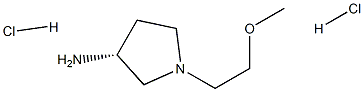 (R)-1-(2-methoxyethyl)pyrrolidin-3-amine dihydrochloride Struktur