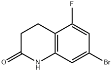 7-bromo-5-fluoro-1,2,3,4-tetrahydroquinolin-2-one,2055661-94-2,结构式