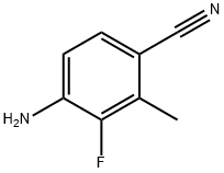 Benzonitrile, 4-amino-3-fluoro-2-methyl- Structure