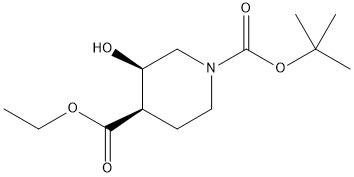 1-(tert-butyl) 4-ethyl (3R,4R)-3-hydroxypiperidine-1,4-dicarboxylate