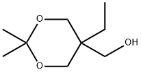 2,2-ジメチル-5-エチル-1,3-ジオキサン-5-メタノール 化学構造式