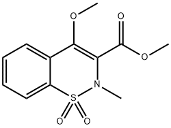 methyl 4-methoxy-2-methyl-2H-benzo[e][1,2]thiazine-3-carboxylate 1,1-dioxide Structure