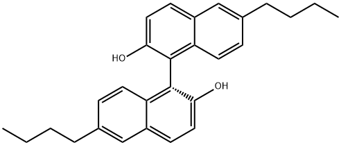 (1R)-6,6'-二丁基[1,1'-二萘]-2,2'-二醇,208715-27-9,结构式