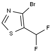 4-Bromo-5-(difluoromethyl)thiazole Structure