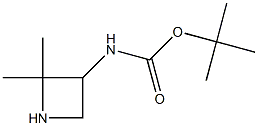 tert-butyl N-(2,2-dimethylazetidin-3-yl)carbamate Structure