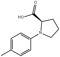 1-(4-Methylphenyl)-D-proline Structure