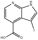 3-Iodo-1H-pyrrolo[2,3-b]pyridine-4-carboxylic acid|