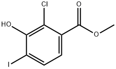 METHYL-2-CHLORO-3-HYDROXY-4-IODOBENZOATE, 2097137-43-2, 结构式