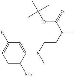 2097165-02-9 N-[2-[(2-氨基-5-氟苯基)甲基氨基]乙基]-N-甲基氨基甲酸叔丁酯