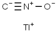 タリウム(I)フルミナート 化学構造式
