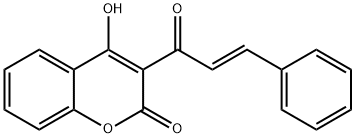 3-肉桂酰基-4-羟基香豆素, 209973-90-0, 结构式