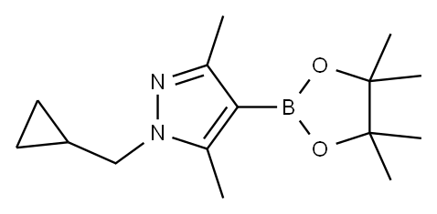 1-Cyclopropylmethyl-3,5-dimethyl-4-(4,4,5,5-tetramethyl-[1,3,2]dioxaborolan-2-yl)-1H-pyrazole|1-环丙基甲基-3,5-二甲基-4-(4,4,5,5-四甲基-[1,3,2]二氧杂硼环戊烷-2-基)-1H-吡唑