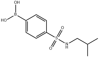 4-[[(2-甲基丙基)氨基]磺酰基]苯基硼酸,2102202-96-8,结构式