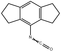 4-isocyanato-1,2,3,5,6,7-hexahydro-s-indacene Struktur