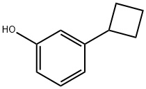 3-cyclobutylphenol Struktur