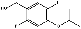 (2,5-Difluoro-4-isopropoxyphenyl)methanol Structure
