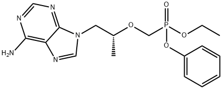 ethyl phenyl ((((R)-1-(6-amino-9H-purin-9-yl)propan-2-yl)oxy) methyl)phosphonate fumaric acid salt Structure