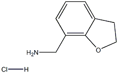 (2,3-dihydro-1-benzofuran-7-yl)methanamine hydrochloride Struktur