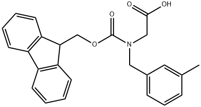 N-Fmoc-3-methylbenzyl-glycine Struktur