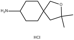 3,3-二甲基-2-氧杂螺[4.5]癸烷-8-胺盐酸盐,2138261-08-0,结构式