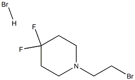 1-(2-bromoethyl)-4,4-difluoropiperidine hydrobromide Structure
