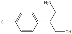 3-氨基-2-(4-氯苯基)丙烷-1-醇, 21464-46-0, 结构式