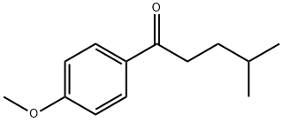 1-(4-methoxyphenyl)-4-methylpentan-1-one Struktur